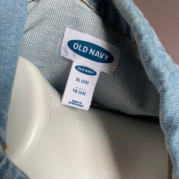 Teens Blue Jeans Vest - Picture 2 of 3